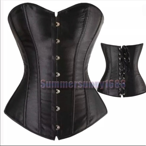 Black Corset Festival Punk Sexy Cosplay New - Picture 3 of 8